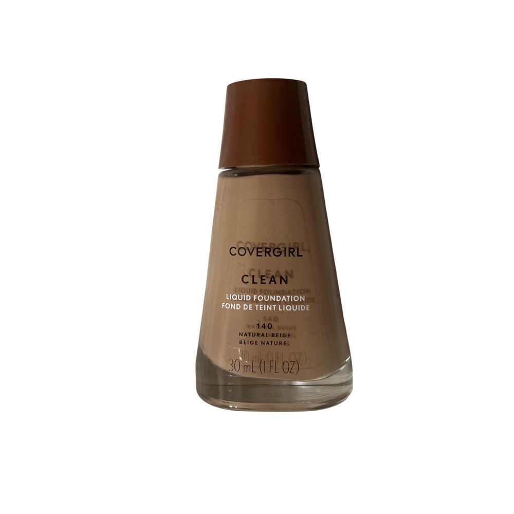 Covergirl Clean Liquid Foundation 140 Natural Beige Normal Skin 1 fl oz 30ml